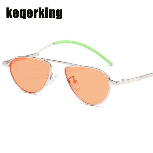 

new cat eyes vintage sunglasses women brand designer vintage sun glasses for men female shades uv400 eyewear personality men, White;black