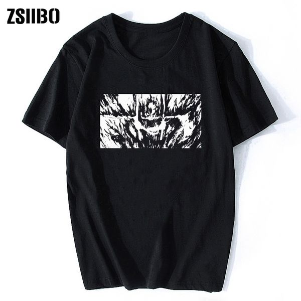 

new arrival streetwear one piece japanese anime men's tshirt oversize short-sleeve zoro print cotton men's harajuku