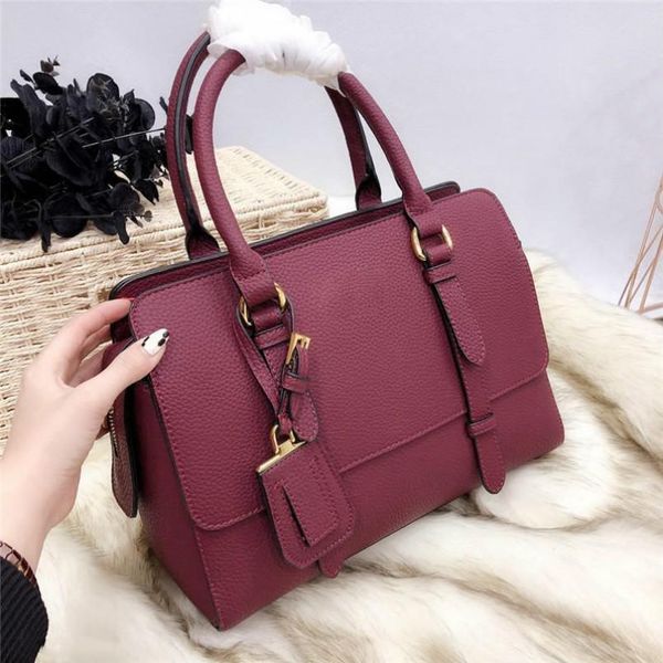 

Designer Luxury Handbags Purses New Shoulder Bags Leather Luxury Litchi Grain Handbags Wallets High Quality Brand Bag