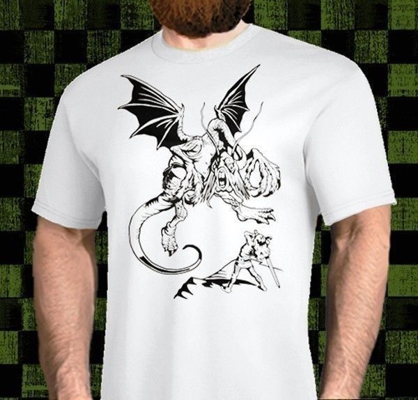 

casual printing tee brand new jabberwocky shirt, all colors, lewis carroll alice wonderland gilliam man t-shirt