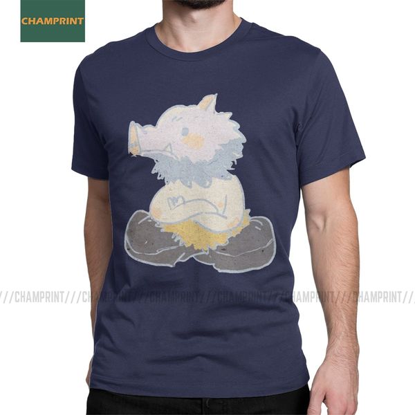 

demon slayer kimetsu no yaiba hashibira inosuke t shirts for men cotton male t-shirt anime tanjiro manga tee shirt short sleeve