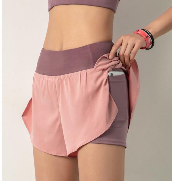 

women's shorts loose yoga shorts pocket quick dry gym sports shorts new style summer dresses with brand, White;black