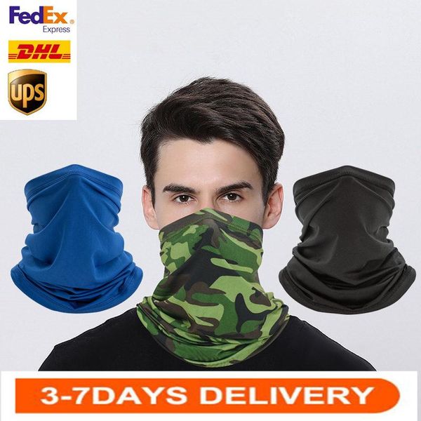 

US STOCK, Cycling Unisex Magic Head Face Protective Mask Com Neck Gaiter Biker's Tube Bandana Scarf Wristband Beanie Cap Outdoor Sports