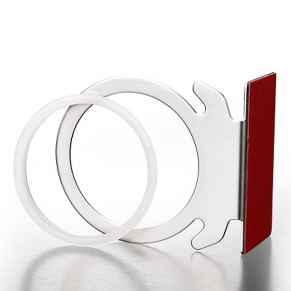 

stainless steel bathroom hair dryer holder wall mounted rack space aluminum shelf for storage organizer hairdryer holder