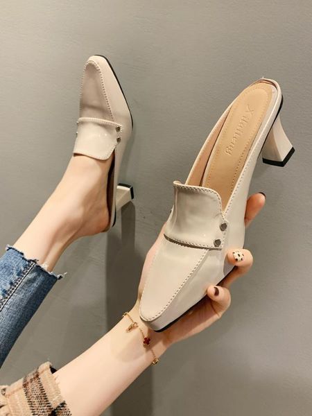 

fashionable joker pointed out in british wind small leather shoes, Black