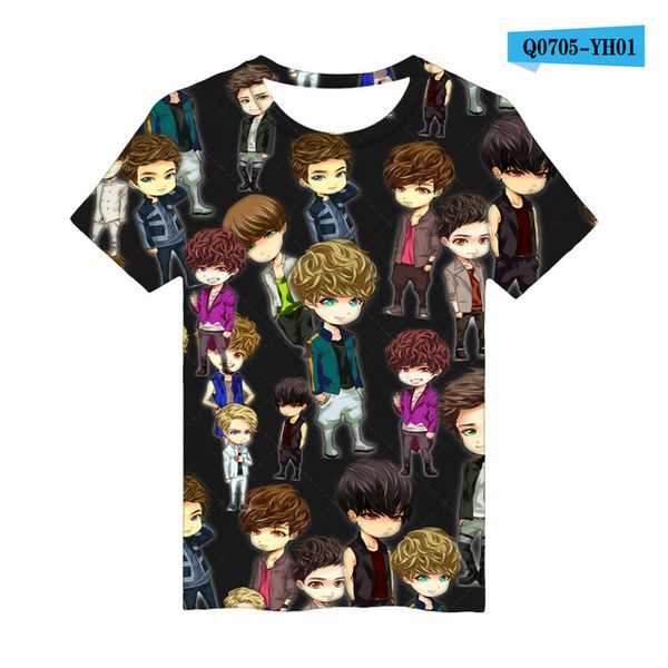 

kpop exo album loose 3d print shirts anime aesthetic aesthetic men clothing