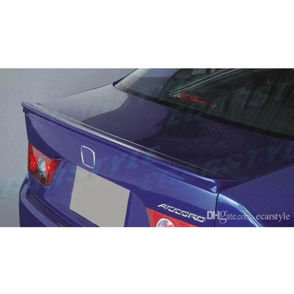 Per Acura 03-08 TSX Spoiler Accord CL7 CL9 Baule posteriore Spoiler per labbra SP Style FRP Grigio Primer, base trucco