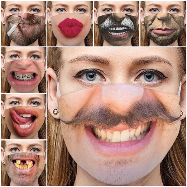 

пылезащитный mascarilla моющийся респиратор хлопок лица рот маска личность выражение лица висячие уха ультрафиолетовое proof новый 4 5wsf d2
