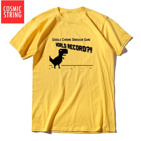 

cosmic string cotton dianosaur print men t shirt casual summer knitted men tshirt cool male t-shirt tee shirts
