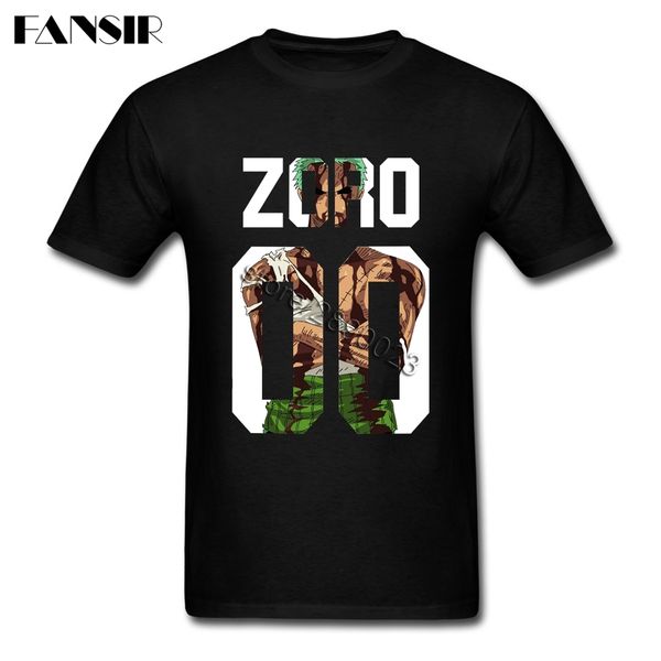 

zoro roronoa one piece men tshirt geek t shirts men man's 100% cotton short sleeve xs-3xl clothes for adult