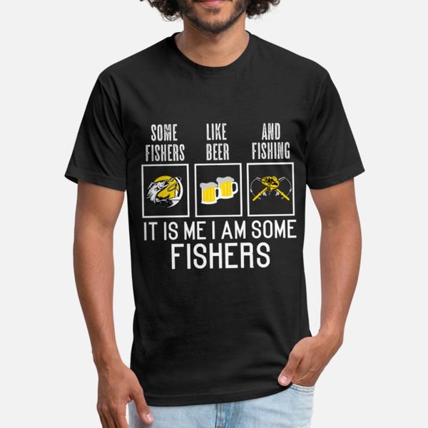 

some fisher like beer and fishing funny gift hook t shirt men knitted 100% cotton euro size s-3xl kawaii interesting new fashion
