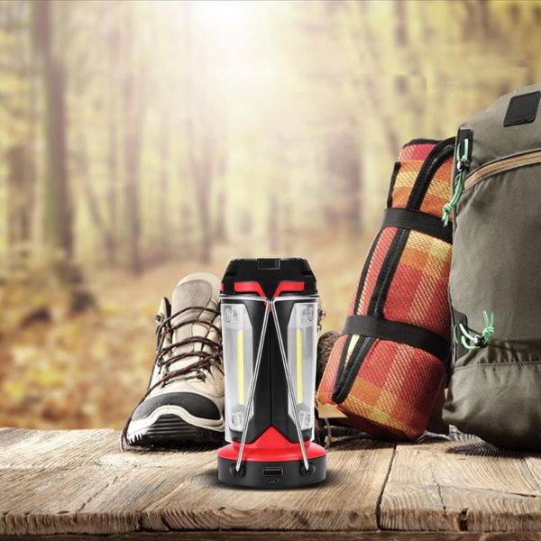 

portable lantern led usb charging camping tent light outdoor collapsible lamp torch for camping hiking
