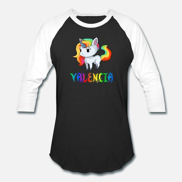 

valencia unicorn t shirt men designing short sleeve crew neck gents anti-wrinkle fashion summer style letter shirt