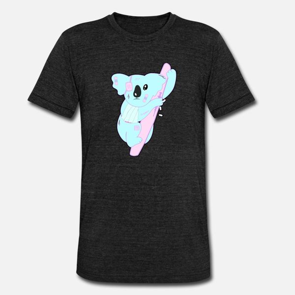 

yami kawaii pastel goth sad koala t shirt men designer cotton o neck standard fitness new style spring autumn unique shirt