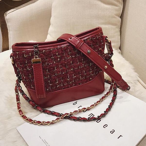 

women backet bag single shoulder bags ladies small handbags chain shopping bag