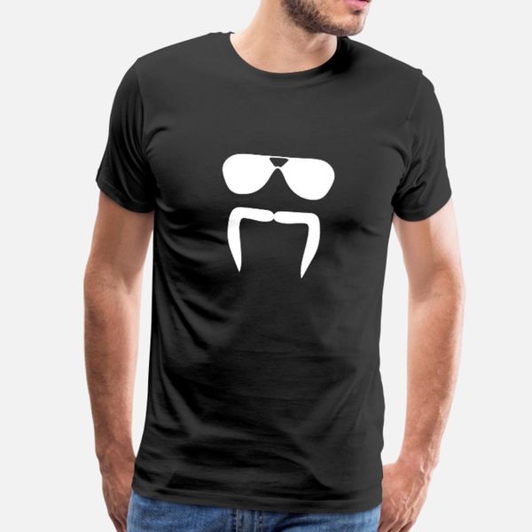 

aviator sunglasses horseshoe fu manchu biker t shirt men customize short sleeve s-xxxl outfit sunlight comical spring autumn novelty shirt