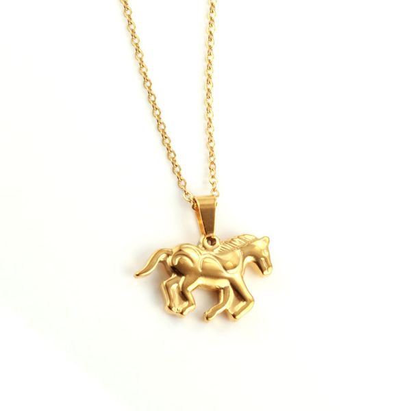 

oufei stainless steel chain chocker necklaces women accesories fashion jewellery charm animal necklace pendant ing, Silver
