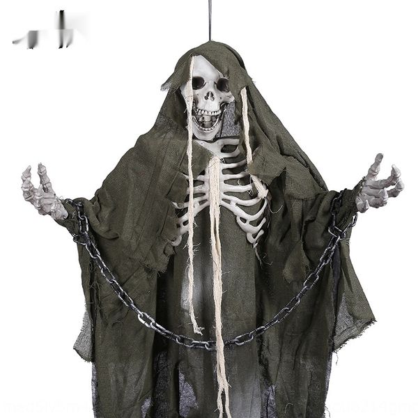 

хэллоуин супер-большой висит призрак электрического контроля голоса светящегося бара атмосфера украшения трюк секретная комната и реквизит п