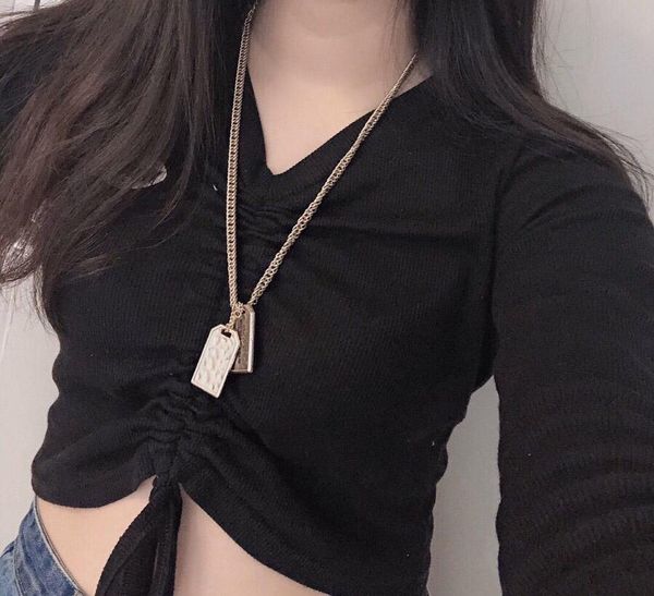 

have stamps fashion necklace womens mens party lovers gift hip hop jewelry with002, Silver