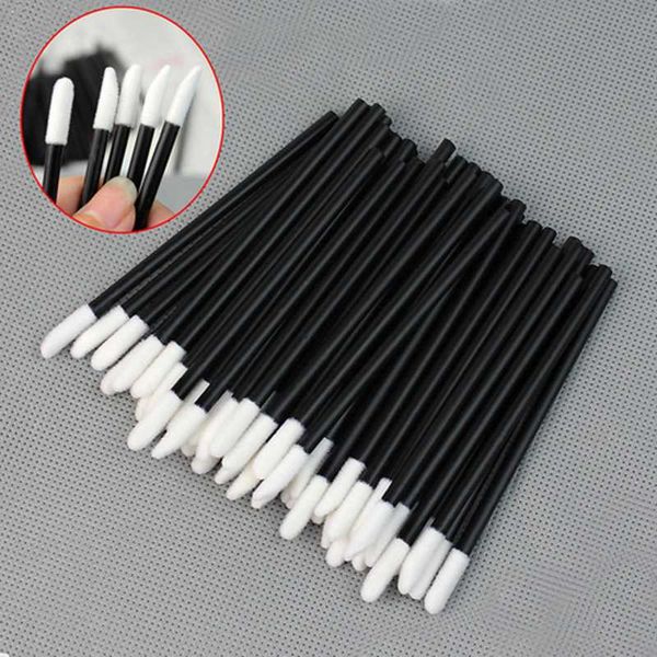 

ysdo 50pcs makeup brushes plastic disposable lip brushes synthetic hairbrush full size lipsticks lipbrush make up