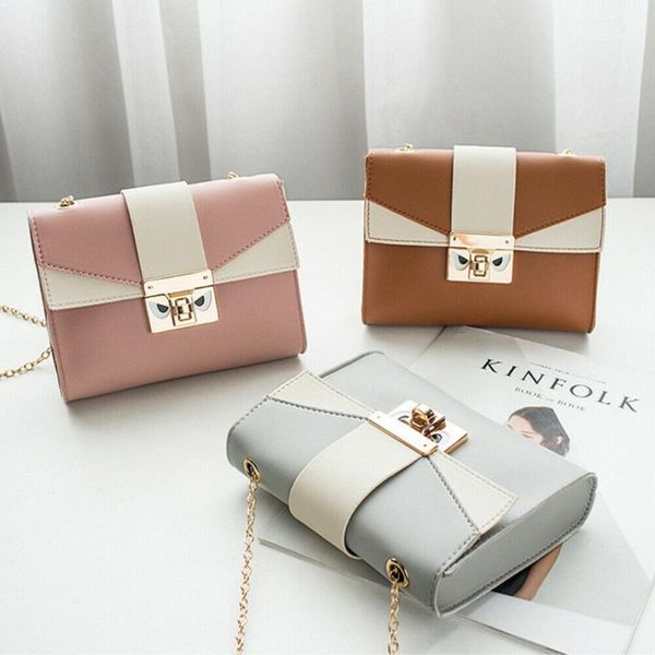 

2020 new brand women messenger bag fashion crossbody bag designer handbag women's chain solid shoulder bags