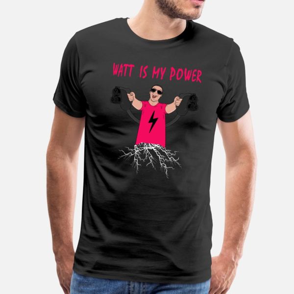 

electric car driver watt is my power t shirt men customize cotton o neck unique gift comical summer pictures shirt