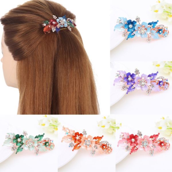 

hair clips & barrettes women flower metal hairclips clip hairpin girls hairpins barrette hairgrip bobby pin accessories, Golden;silver