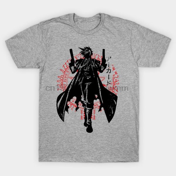 

men tshirt short sleeve crimson alucard hellsing t shirt(1) tee women t-shirt, White;black
