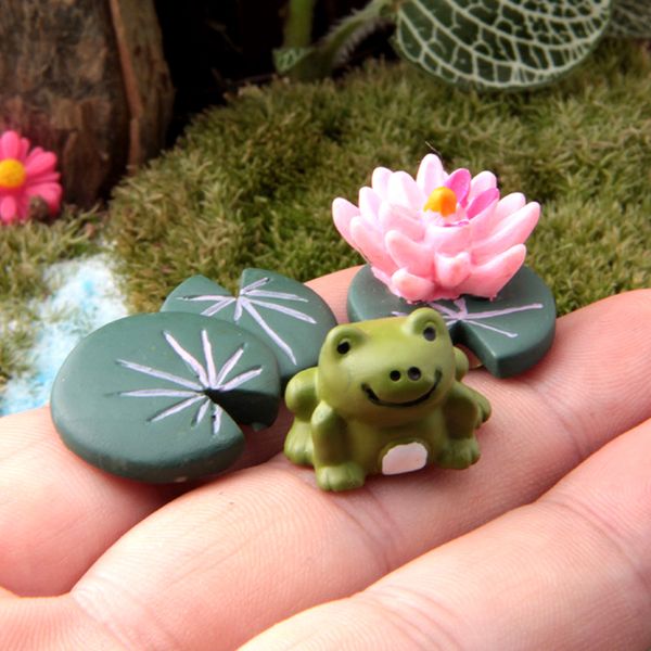 

3pcs miniature dollhouse bonsai craft garden ornament for plant pot diy