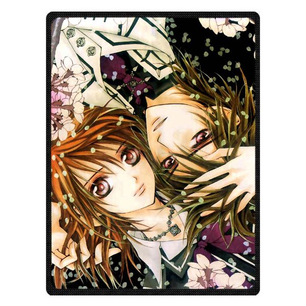 

blankets vampire knight soft warm coral fleece plush throw blanket sofa bed knee customize baby child bedspread