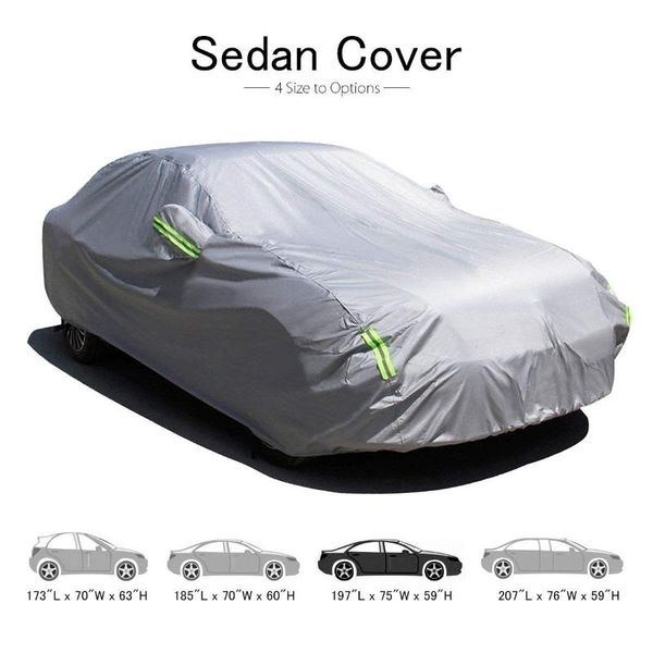 

matcc upgraded car cover sedan cover universal all weather waterproof indoor outdoor uv protection full car covers for sedan