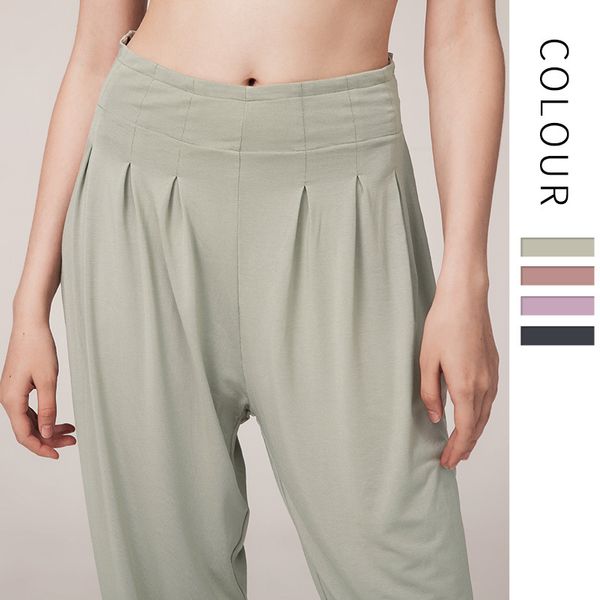 

xia qiuji solid color a thin section of speed do sports pants woman leisure time loose upon run bodybuilding high waist yoga pants, White;red