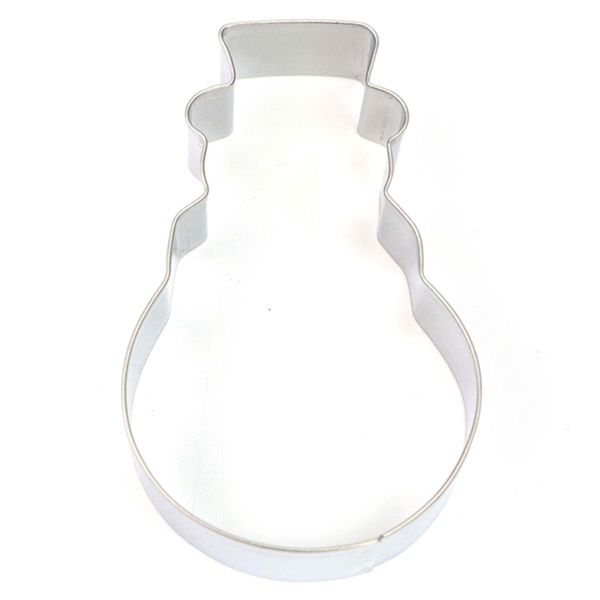 

stainless steel christmas snowman cookie cutter pastry baking mold cake tool