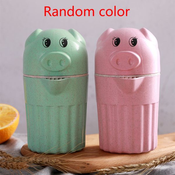 

mini portable squeezed orange cup lemon fortune pig manual juicers vegetable