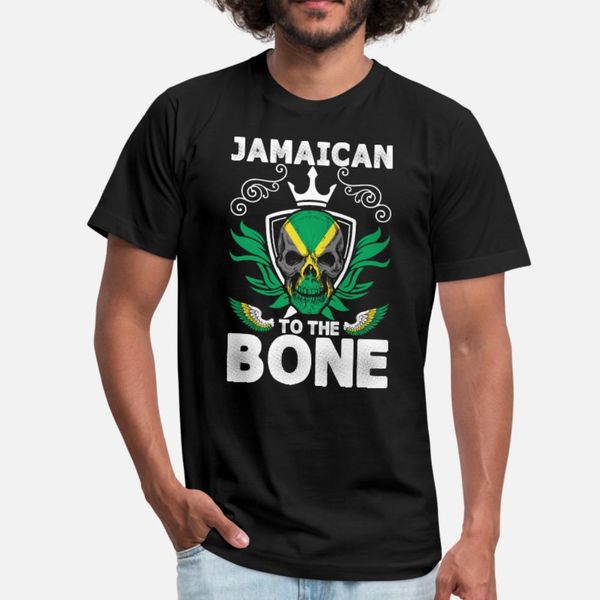

jamaican to the bone t shirt men designs 100% cotton euro size s-3xl natural anti-wrinkle new style spring novelty shirt