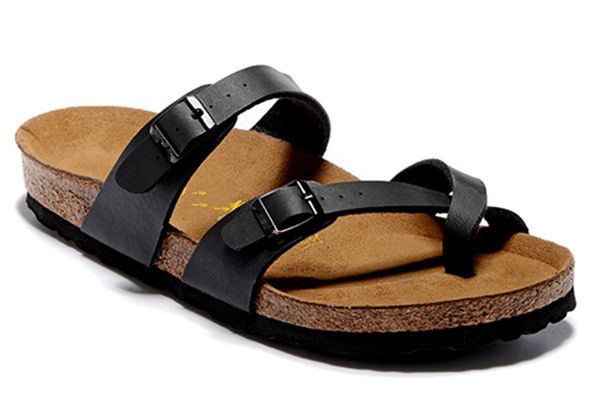 

mayari florida arizona 2019 sell summer men women flats sandals cork slippers casual shoes beach slippers size 34-46, Black;grey