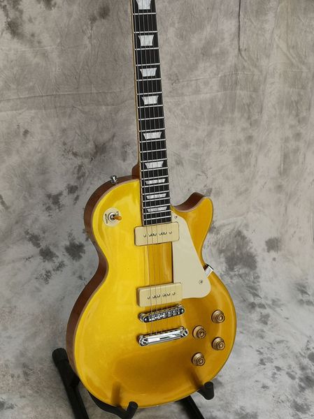 

promotion electric guitar,gold , in stock, shipped out quickly