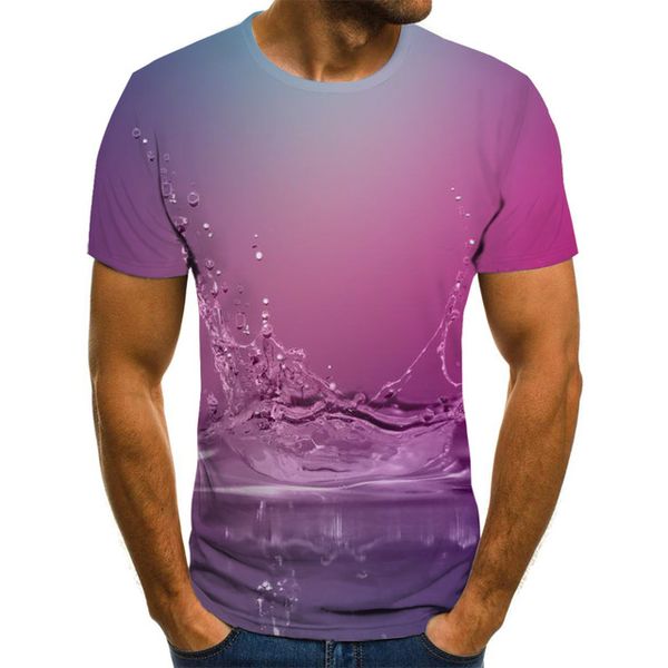 

three-dimensional vortex summer daily 3d print shirts hentai graphic anime men clothing