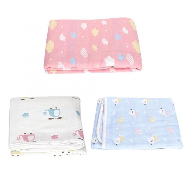 

mutifunctional baby sleeping cover blanket soft cotton newborn infant swaddle wrap water absorption bath towel blanket 110x110cm