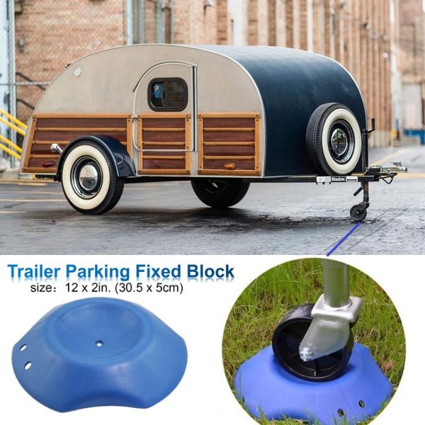 

trailer parking fixed block camper anti skid/tire ser rvs 5 wheel caravan outdoor parking tool 30.5x5cm