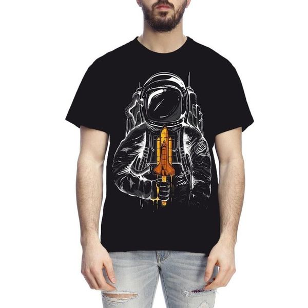 

spaceship rocket ho3d space astronaut print spacex 3d print shirts humor graphic anime men clothing