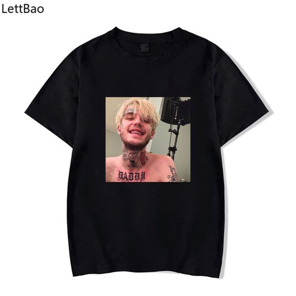 

funny lil peep rapper t-shirts vintage men women fashion cotton summer t-shirts streetwear aesthetic o-neck loose tees