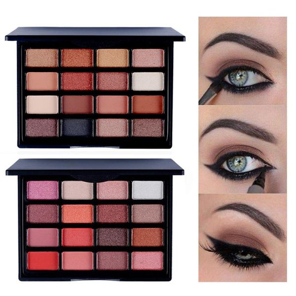 

popfeel eye shadow pallete cosmetic matte eyeshadow cream makeup palette shimmer set 16 colors eyeshadow eye make-up d301123