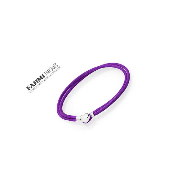 

fahmi 100% 925 sterling silver 1:1 original authentic 590749cpe-s armband charm basic bracelet suitable diy beaded women, Black