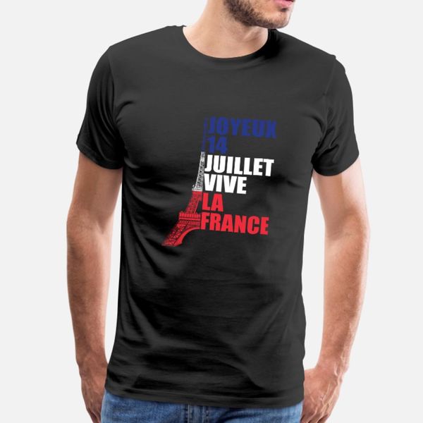 

joyeux 14 juillet vive la france drapeau franÃ§ais t shirt men character 100% cotton euro size s-3xl standard gift spring autumn shirt