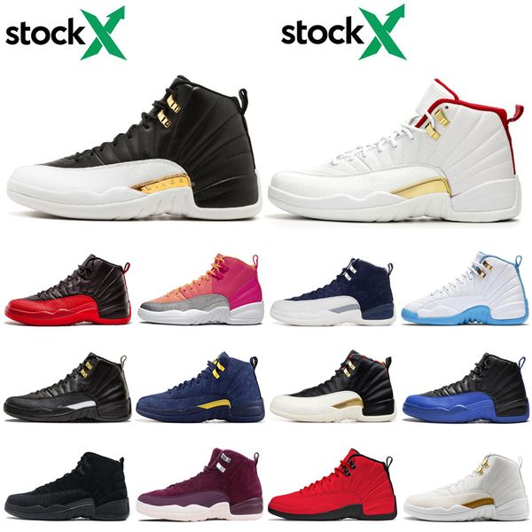 

new arrival mens 12 12s basketball shoes winterize game royal flu gamemen man university gold fiba trainer sports shoes sneakers