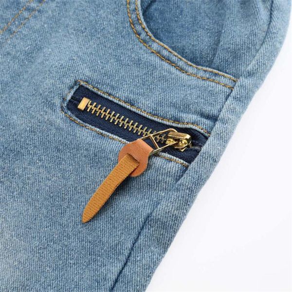 

fashion pants light blue baby boy solid zipper stretch slim pale denim winter trousers pant