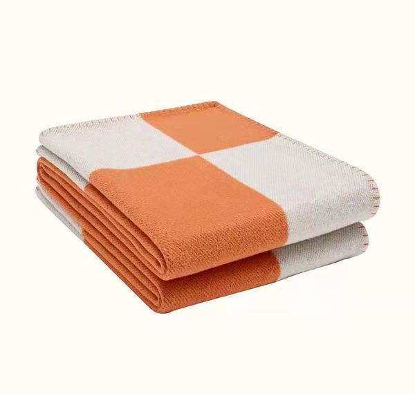 

shawl plaid fashion soft bed wool portable blanket letter cashmere h blanket fleece warm blanket knitting brand sofa tqmkq bwkf