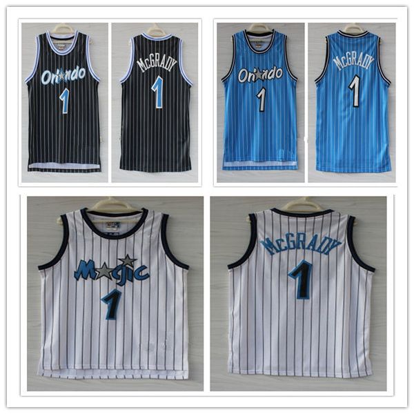 

orlando magic men tracy mcgrady 1994-95 city nba hardwood classics basketball jersey, Black