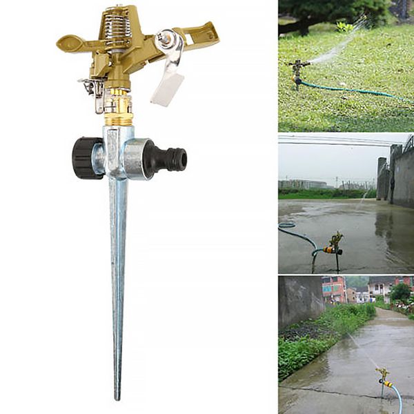 

1/2 '' lawn garden yard golf grass metal impulse spike шланг вода спринклерный распылитель